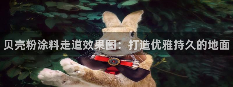 爱游戏官网最新版：贝壳粉涂料走道效果图：